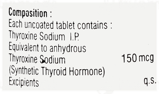Thyroxinol 150 Tablet 120